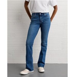 American Eagle AE Next Level High-Waisted Skinny Kick Denim Jean Size 12 Short